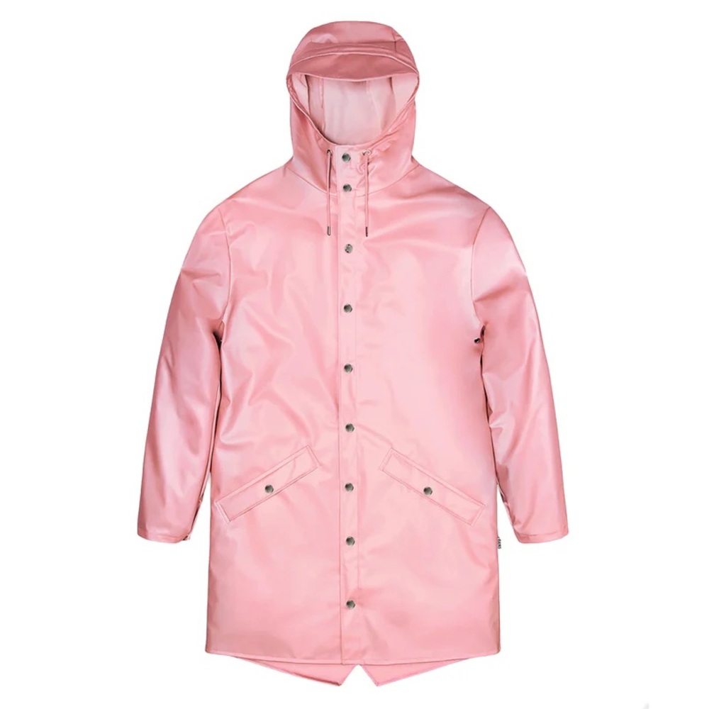 Rains Long Jacket Pink Sky - Picture 2 of 7